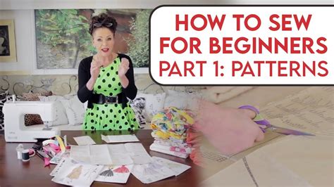 How To Sew For Beginners Part 1 Prepare Your Pattern Youtube