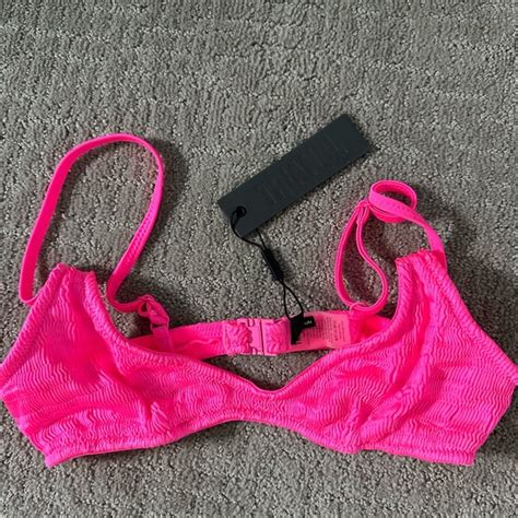 Triangl Swimwear Swim Triangle Bikini Top Pink Poshmark