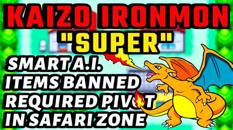 New Hardest Challenge Ever Super Kaizo Ironmon Fire Red