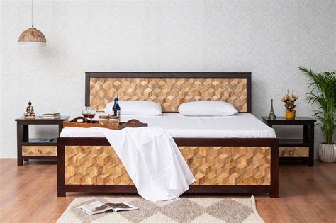 Neva Premium Solid Sheesham Wood Bed Without Storage At Rs 32020 00