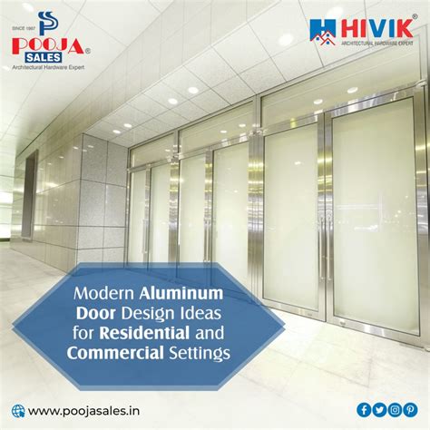 Aluminium Door Design Ideas For Residential And Commercial Settings