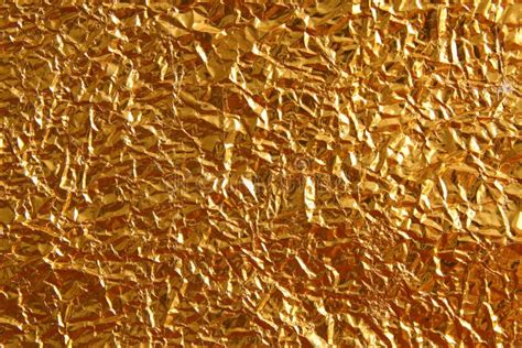 De Glanzende Achtergrond Van De Metaal Gele Gouden Textuur Metaalgoud