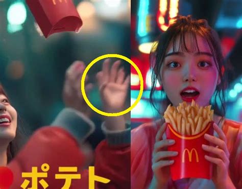 手指6本のシーンもマクドナルドが作ったai広告動画に「不気味」「なぜ作った」ツッコミや批判相次ぐ