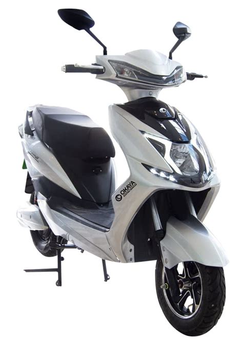 Okaya Freedum Electric Scooter 70 75 Km Range Per Charge Silver