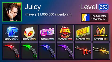 My Steam Account Is Worth 1 000 000 CS2 INVENTORY SHOWCASE