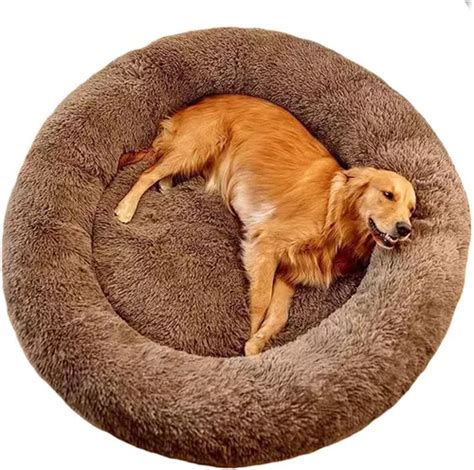 Cama Antiestr S Peluda Para Perros Y Gatos Cm L Originales Marr N