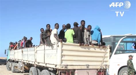 Video 3 000 Migrants Arrested In Libyan Smuggling Hub Libya