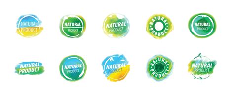 Sign With Text Natural Product Vector Illustration Icon Tag Food Vector ...