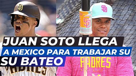 Juan Soto Llega A Mexico A Trabajar Su Bateo Para Firmar Por Los