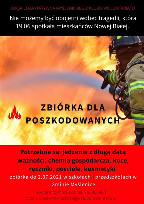 Akcja Charytatywna Zbi Rka Dla Poszkodowanych Szko A Podstawowa