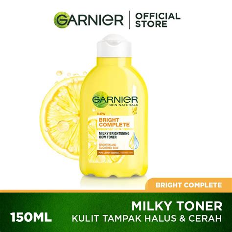 Jual Cod Garnier Bright Complete Milky Brightening Toner Cleanser