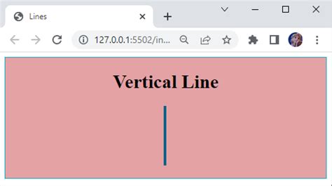 How To Draw Horizontal And Vertical Lines In Css