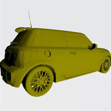 Download STL file Mini Cooper 3D Model Stl • Model to 3D print ・ Cults