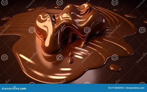 Texturas De Chocolate Rico Generador De Ai Stock De Ilustraci N