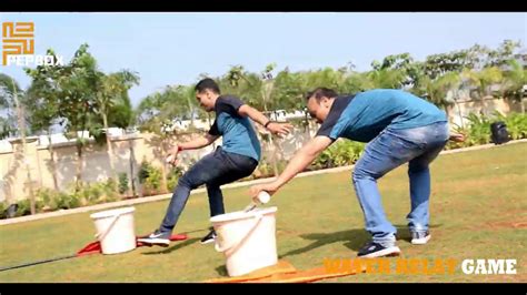 Water Relay Race Team Building And Employee Engagement Activities By Pepbox Youtube