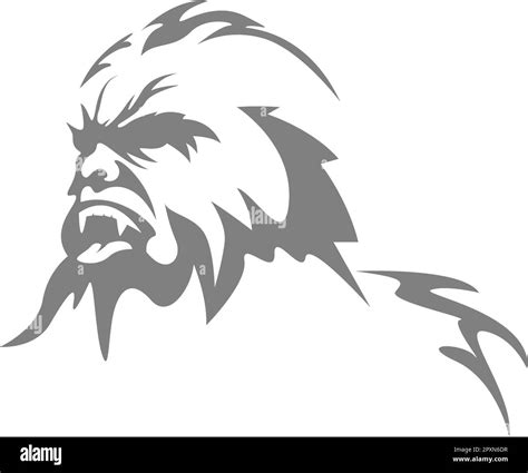 Monster Yeti Logo Icon Design Illustration Stock Vector Image Art Alamy