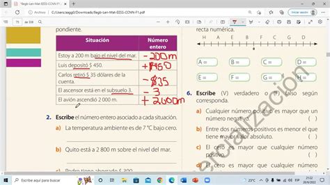 CONJUNTO DE NÚMEROS ENTEROS OCTAVO AB CLASE 1 NÚMEROS ENTEROS YouTube