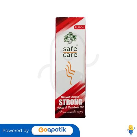 Safe Care Minyak Angin Strong Roll On 10 Ml Kegunaan Efek Samping Dosis Dan Aturan Pakai