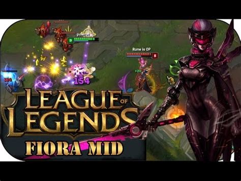 Fiora Mid Vs Le Blanc League Of Legends Gameplay Deutsch Youtube