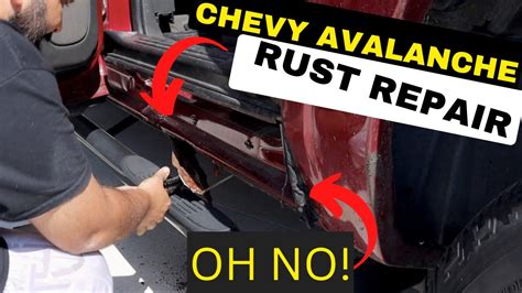 Chevy Avalanche Rust Repair Youtube