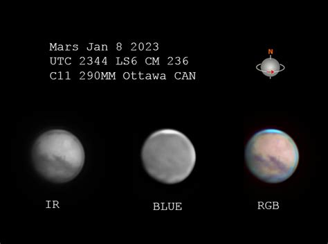 Mars imaged Jan 8 2023 - Major & Minor Planetary Imaging - Cloudy Nights