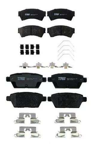 Kit Balatas Delantera Trasera Ceramica Trw Mazda 6 2 3 2010 Envío gratis