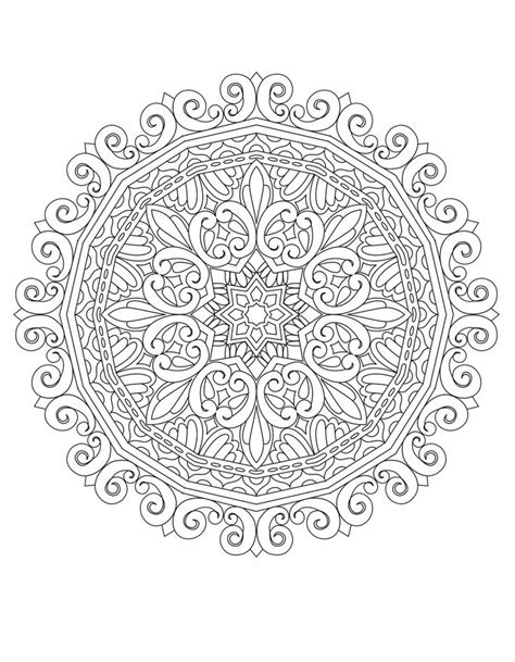 Mandala Coloring Book For Adults With Thick Artist Quality Paper