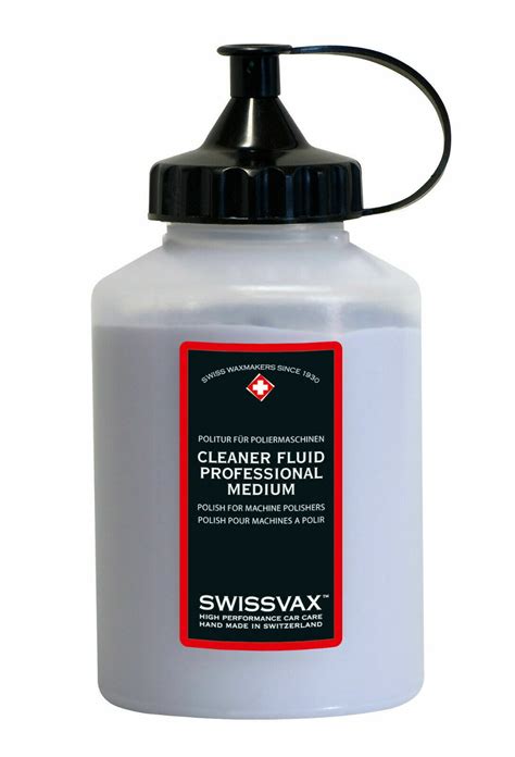 Swiz L Swissvax Cleaner Fluid Professional Ml Maschinenpolitur