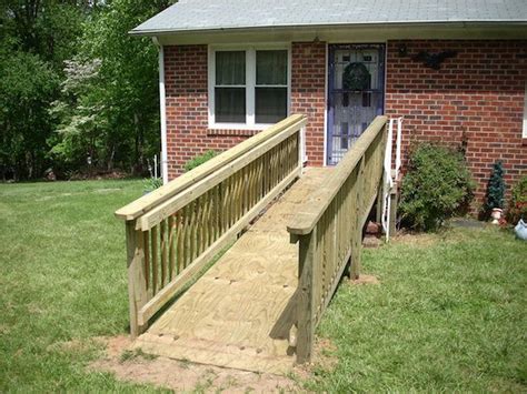 Portable Wheelchair Ramp With Rails