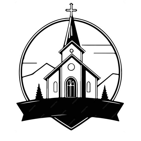 Premium Vector | Fantastical and lovely christian church vector art