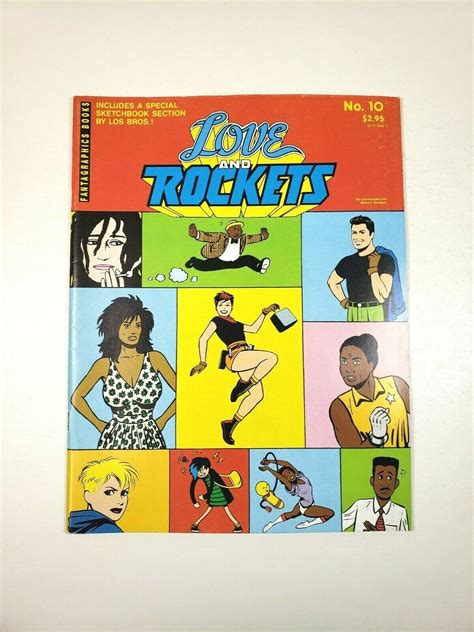 LOVE And ROCKETS No 10 Fantagraphics Second Printing 1985 Adult Comic