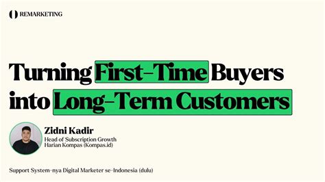 Zidni Kadir Turning First Time Buyers Into Long Term Customers YouTube