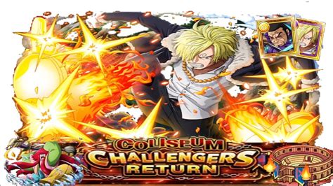 Optc Jpn Legend Vinsmoke Sanji Raid Fujitora Chaos Coliseum Kanjuro