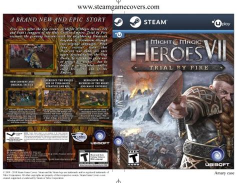 Steam Game Covers: Might and Magic Heroes VII Trial by Fire Box Art