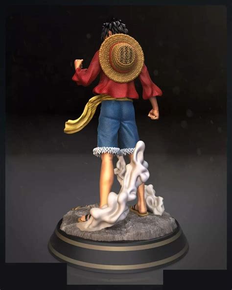 One Piece Monkey D Luffy Stl Obj Para Impresi N D