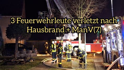 Manv Verletzte Gro Einsatz Nach Hausbrand In Krina