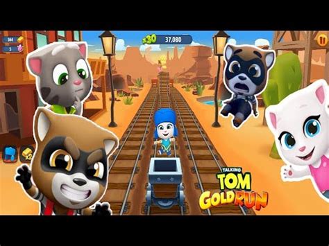 Talking Tom Gold Run Neon Angela New Ultra Hero Android Ios