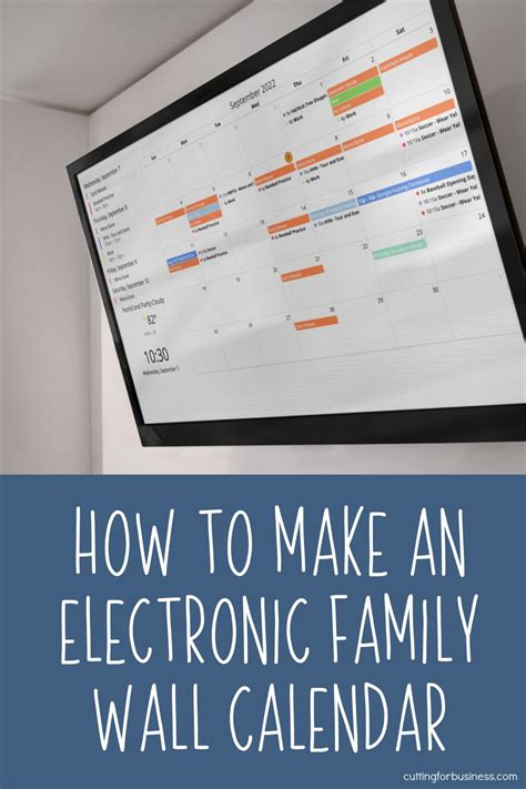 How to Create an Electronic Family Calendar