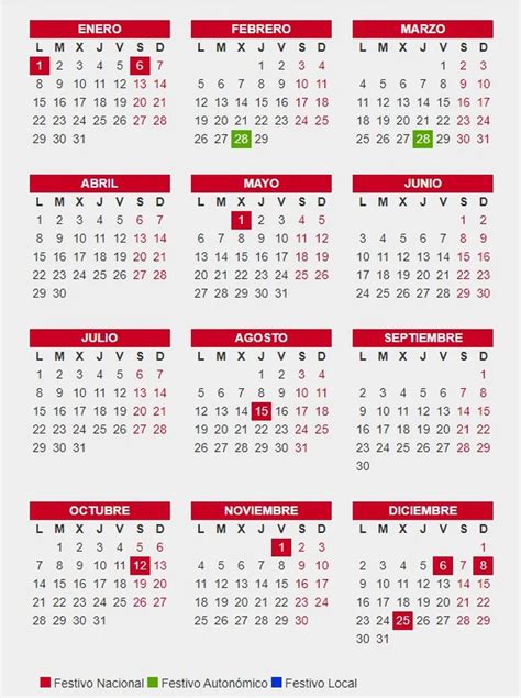 Calendario Laboral Del 2024 Kary Sarena