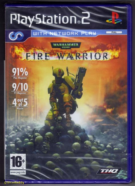 Ps2 Warhammer 40000 Fire Warrior 2003 Uk Pal Brand New And Sony