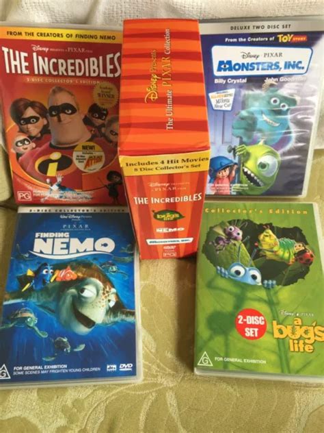 ULTIMATE PIXAR COLLECTION Boxset Incredibles Findingnemo Bug S Life