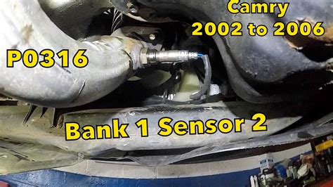 Toyota Camry 2003 To 2006 Replace Bank1 Sensor 2 Oxygen Sensor To Fix Code P0136 Youtube