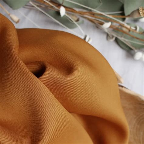 Atelier Brunette Tencel Ochre Gm M Dressmaking Fabric Quilt Yarn Stitch
