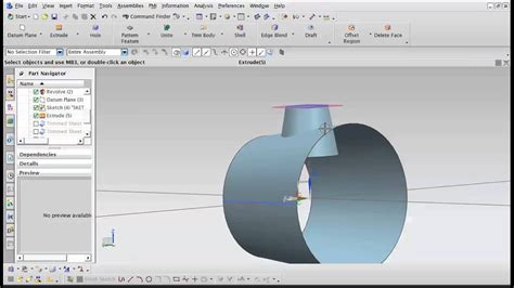 Ug Nx Trim Surfaces In Min Youtube