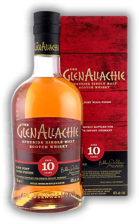 GlenAllachie 10 Years Ruby Port Wood Finish 48 69 90 Weinquelle