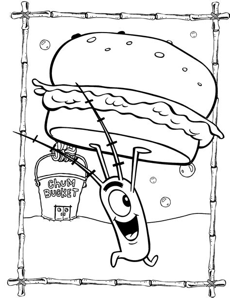 Desenho De Plankton Do Bob Esponja Para Colorir Tudodesenhos Porn Sex