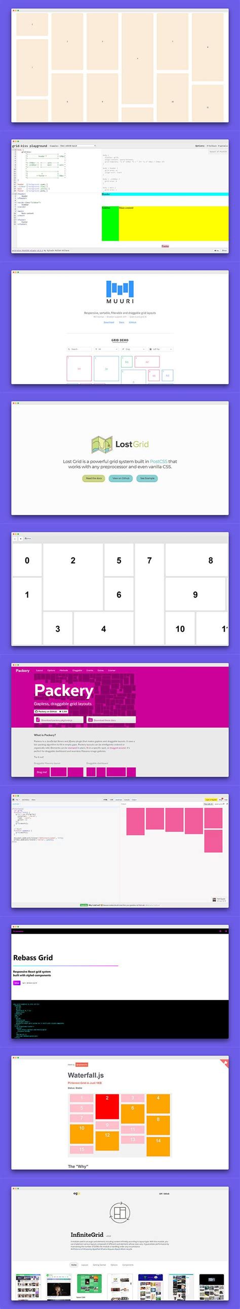 Best Javascript Grid Layout Libraries Bashooka