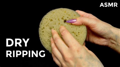 Dry Ripping Bath Sponge Destructive Scratching Asmr Youtube