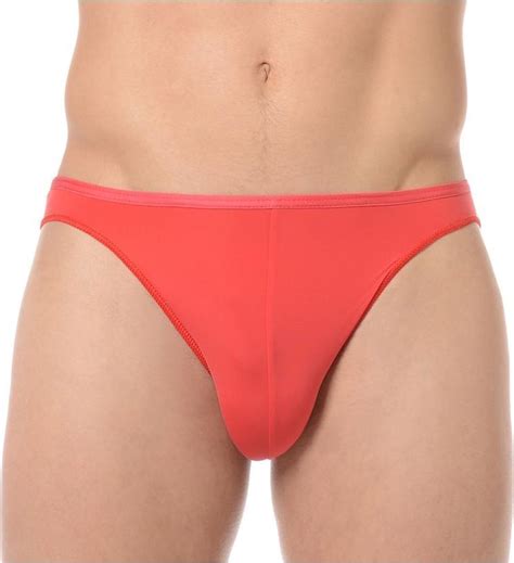 Bol HOM Heren Temptation Plumes Micro Slip Huidskleur Rood XS