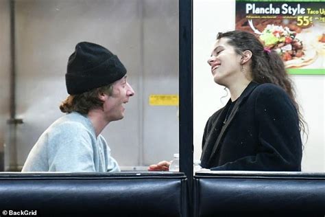 Jeremy Allen White and Spanish singer Rosalía look deeply in love on